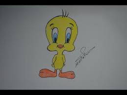 how to drawing tweety for kids drawing for kids drawings tweety
