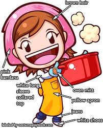 Dress Up As Cooking Mama Another Easy Idea Video Game Costumes Video Game Devices Easy Cosplay
