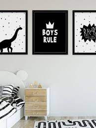 Dinosaur Kids Room Wall Decor Dinosaur Kids Room Nursery Wall Decor Nursery Personalized Wall Art