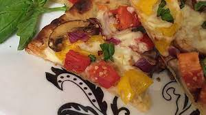 Naan Veggie Pizza Recipe In 2020 Veggie Pizza Recipe Veggie Pizza Recipes