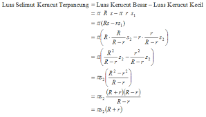 Maybe you would like to learn more about one of these? Rumus Luas Selimut Dan Volume Kerucut Terpancung Madematika