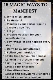 I've observed some practices that help: How To Manifest Something By Writing It Down Arxiusarquitectura