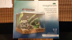 Imagitarium 6 8 Gallon Frameless Aquarium Unboxing Youtube