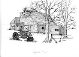 Maple Tree Farm By Jack G Brauer Tree Drawing Tree Sketches Drawings