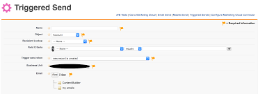 For example, an email is sent 30 minutes . Can I Use Content Builder Emails In Triggered Sends From Marketing Cloud Connect Salesforce Stack Exchange