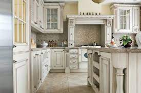 If you're looking to go bold, consider painting your walls in dark brown. 30 Antique White Kitchen Cabinets Design Photos Designing Idea