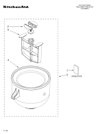 kitchenaid 5kica0wh0 ice cream maker