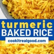 Heat butter in large, heavy saucepan over medium heat. Turmeric Rice Yellow Basmati Rice Cook It Real Good
