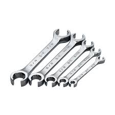 Sk Hand Tool 381 Superkrome Fractional Flare Nut Wrench Set