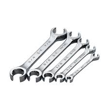 sk hand tool 381 superkrome fractional flare nut wrench set