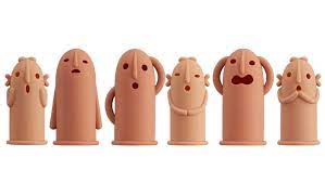 古墳 がひたひたと静かに だが確実にブームとなりつつあるなか まさかのアイテムが出土 いや発売されることになった はにわの形をした指サックである ライオン事務器はにさっく450円 税別 全国での一般発売は9月10日と少し先だが 東急ハンズ各店 ハンズネット