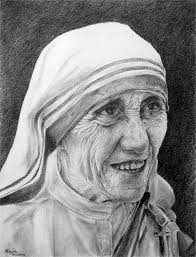 Pencil Drawing Mother Teresa 2014 On Behance You can edit any of drawings via our online image editor before downloading. pencil drawing mother teresa 2014 on