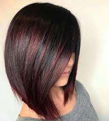 Black With Red Highlights Teinture Cheveux Cheveux Coiffure