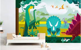 The install for this wallpaper was pretty seamless and easy just like the other. Dinosaur Wallpaper And Wall Murals Kids Room Wallpapers