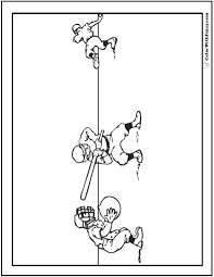 There's nothing like a casual game of baseball in the garden in the summer months, and the feeling of a long summer afternoon is captured beautifully in this colouring page, with lots of details for older children. Baseball Coloring Pages Pitcher And Batter Sports Coloring Pages