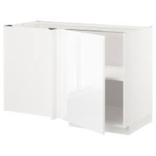 Mit arbeitsplatte und beinen 146x186. Metod Eckunterschrank Mit Boden Weiss Voxtorp Hochglanz Weiss Ikea Osterreich