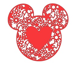Download Free Mickey Floral Svg Png Cut File Extraordinary Chaos