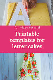 Our best gallery of free printable cake templates of best s of number two template number 2 cake. Printable Letter Templates For Number Cakes Letter Cakes Cream Tarts Letter Cakes Cake Lettering Cake Letter