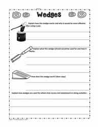 The mechanical advantage of a wedge is given by the ratio of. Simple Machines Worksheets