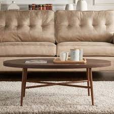 Beachcrest Home Nobles Coffee Table Reviews Wayfair In 2020 Coffee Table Oval Coffee Tables Retro Coffee Tables