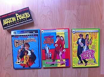 Amazon.com: Austin Powers: International Man of Mystery/The Spy Who Shagged  Me/Goldmember [DVD] : Mike Myers, Elizabeth Hurley, Michael York, Mimi  Rogers, Robert Wagner, Seth Green, Fabiana Udenio, Mindy Sterling, Paul  Dillon, Charles