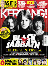 Kerrang Magazine Black Sabbath In 2019 Arena Rock