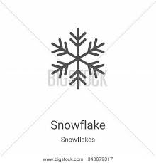 Elegant christmas background with snowflakes and place for text. Snowflake Icon Vector Photo Free Trial Bigstock
