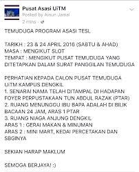 ++ saying goodbye to uitm dengkil :/ 10:09. Hea Uitm Dengkil On Twitter Makluman Temuduga Program Asasi Tesl Asasitesl Temudugatesl Uitmdengkil