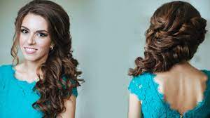 Want some more great hairstyles for long hair? Side Swept Curls Wedding Prom Hairstyles Tutorial Youtube