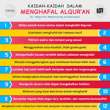 Hafal name meaning is very large party. 18 Teknik Menghafal Al Quran Ideas Quran How To Memorize Things Arabic Lessons