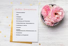 Checkliste Namensanderung Nach Der Hochzeit In 8 Schritten Checkliste Namensanderung Hochzeitstipps