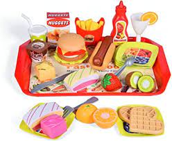 ¡vas a aprenderlo todo sobre la pastelería y la cocina gourmet! Amazon Com Fun Little Toys Juego De Juguetes Para Cocina Alimentos Multiuso Para Ninos Y Ninas 40 Unidades Toys Games