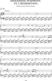 Ñ Muse News Ñ On Twitter Exogenesis Symphony Pt 3 Sheet Music