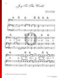 Let's hope you like it! Joy To The World Sheet Music Piano Voice Guitar Pdf Download Streaming Oktav
