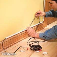 If you follow these simple instructions, you. How To Hide Wiring Speaker And Low Voltage Wire Diy Family Handyman