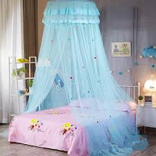 Girls Round Sheer Bed Canopy Details Item Type Kids Bed Canopy Design Round Hanging Dome W Hearts And Stars In 2020 Princess Canopy Bed Girls Bed Canopy Bed Tent