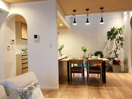 ローコスト住宅 注文住宅 キッチン ダイニング リビング アーチ型 明るくておしゃれなリビング ローコスト住宅 インテリアアイデア インテリア