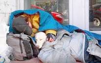 Resultado de imagem para mendigo brinca com seu caozinho