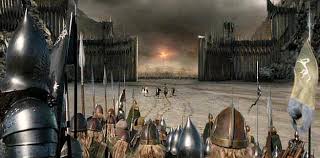 Frodo and sam, led by gollum, continue their dangerous mission toward the fires of hobbit and frodo, accompanied by his loyal friend sam and gollum, ventures deep into the very dark heart of mordor on his impossible quest to destroy the ring of power. American Rhetoric Movie Speech From The Return Of The King Aragorn S Battle Speech At The Black Gate