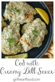 Fish With Cream Sauce Made In About 20 Minutes Recipe Recipes With Fish Sauce Seafood Dinner Fish Recipes With Dill