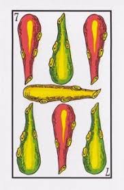 Que Significa El 7 De Bastos En El Tarot Pin En Playing Card Deck