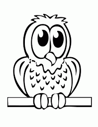 Baby owl printable coloring page. Coloring Pages Of Owl Babies Coloring Home