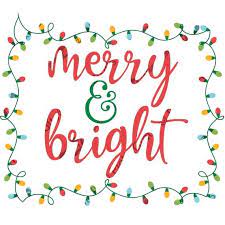 Merry Bright Christmas Lights Merry Xmas Happy Holidays Svg Etsy Merry Bright Christmas Merry And Bright Merry Xmas