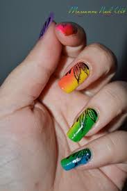 20 avril 201620 avril 2016 ongles qc aucun commentaire. Rainbow Nails And Flowers Marianne Nail Art