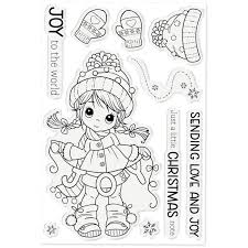 Conie Fong Photopolymer Stamp Mollys Joy