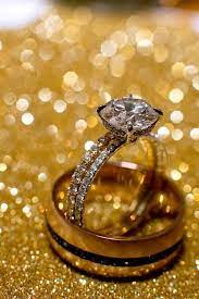 Glamorous Black White And Gold Wedding With Sequin Bridesmaid Dresses Expensive Engagement Rings Gold Wedding Inspiration Wedding Rings Engagement