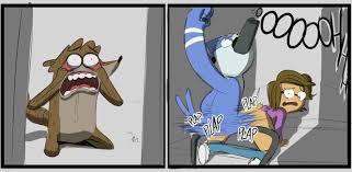 Rule34 - If it exists, there is porn of it  thehumancopier, mordecai (regular  show), rigby (regular show)  7533784