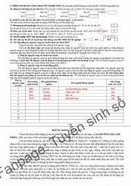 Thư viện sách học miễn phí. HÆ°á»›ng Dáº«n Ä'iá»n Phiáº¿u Phiáº¿u Ä'Äƒng Ky Dá»± Thi Tá»'t Nghiá»‡p Thpt Va Xet Tuyá»ƒn Ä'h 2021