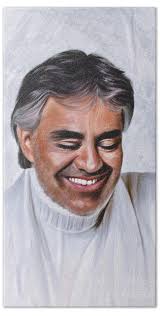 Andrea Bocelli Bath Towel by Andrzej Szczerski