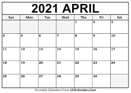 A printable calendar is a good way to make sure you plan your calendar on a regular foundation. Printable April 2021 Calendar Templates 123calendars Com